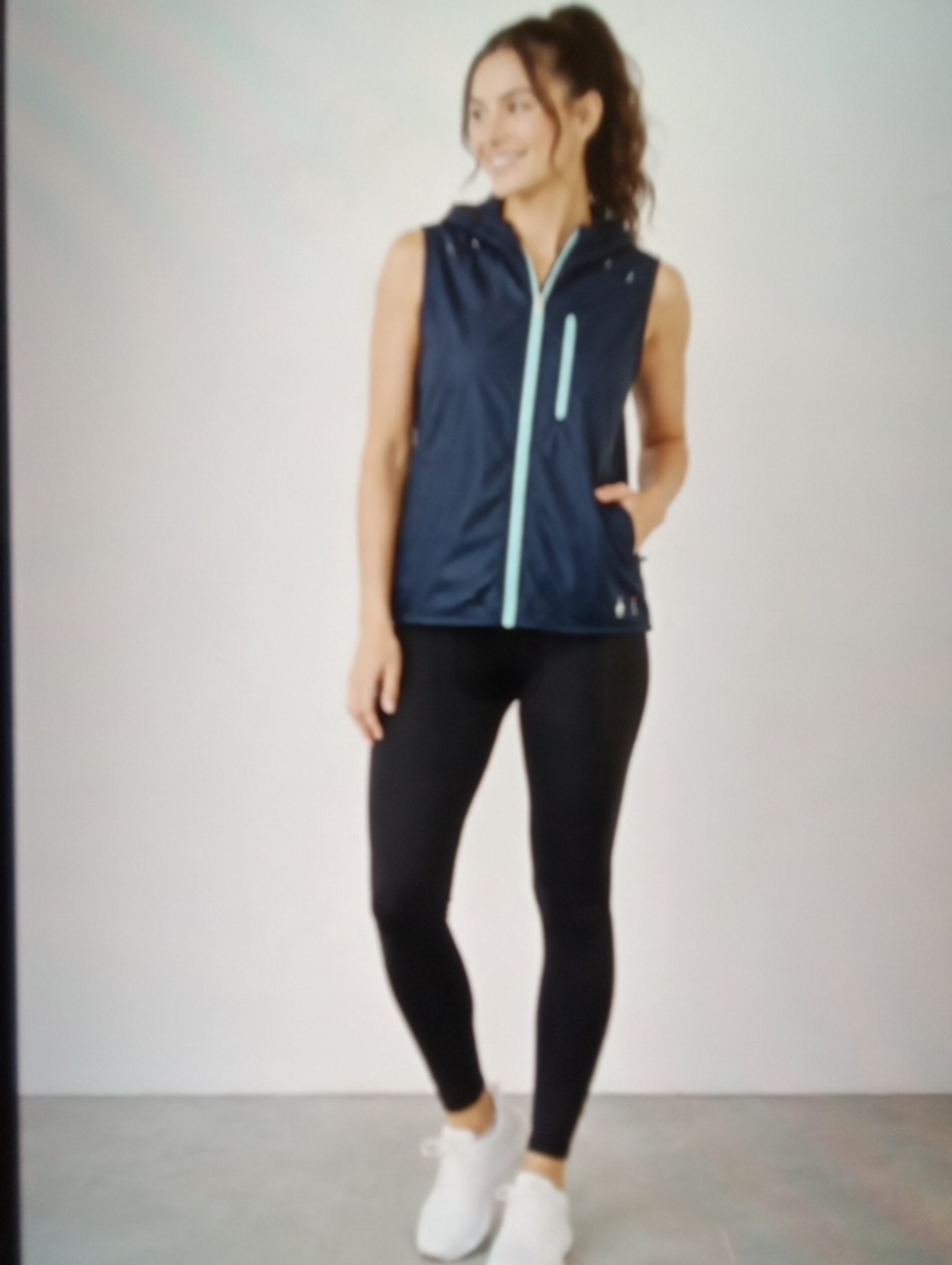 Smartwool Merino Wool Blend Nylon Womens Full Zip Vest Gorpcore Outdoors S